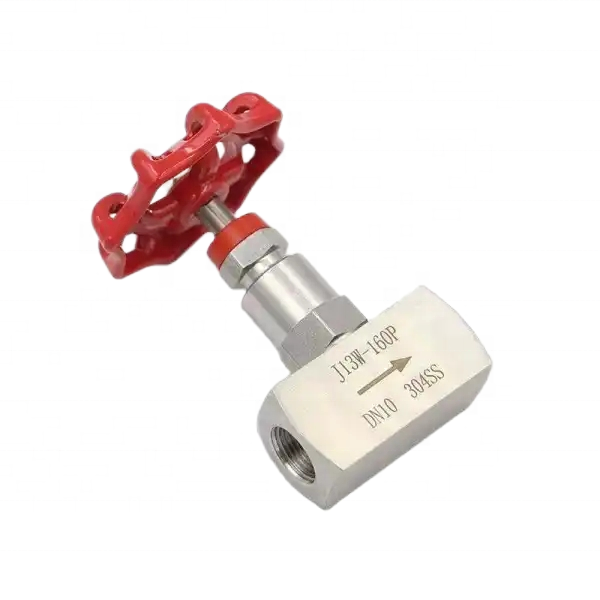 Silver 304 316 Stainless Steel J13W-160P Needle Valve Internal Thread Needle Valve