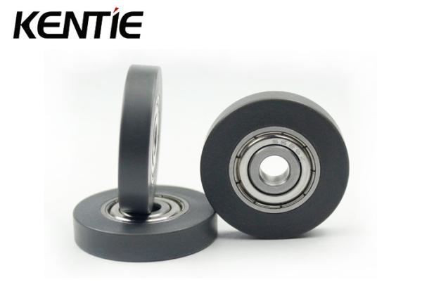 626ZZ 6x30x9mm Ball Bearing Pulley POM Flat Roller Wheels For Conveying Guide Rail