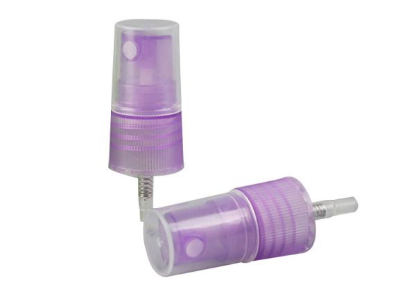 Transparent Purple Perfume Pump Sprayer 18/410 Half Cover Custom Tube Length