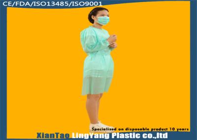 Customized Disposable Protective Gowns , Plastic Isolation Gowns Eco Friendly