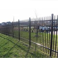 Pulverize cerca de aço tubular revestida Metal For Homes e jardim