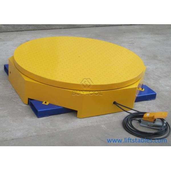 Turntable 4400lbs обруча паллета минимальной руки оболочки 8r паллета Turntable подноса переключателя педали