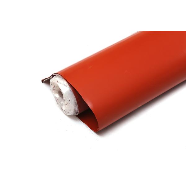 Изоляция ткани стеклоткани стекла e/c стеклянным одиночным бортовым покрытая силиконом огнезащитная