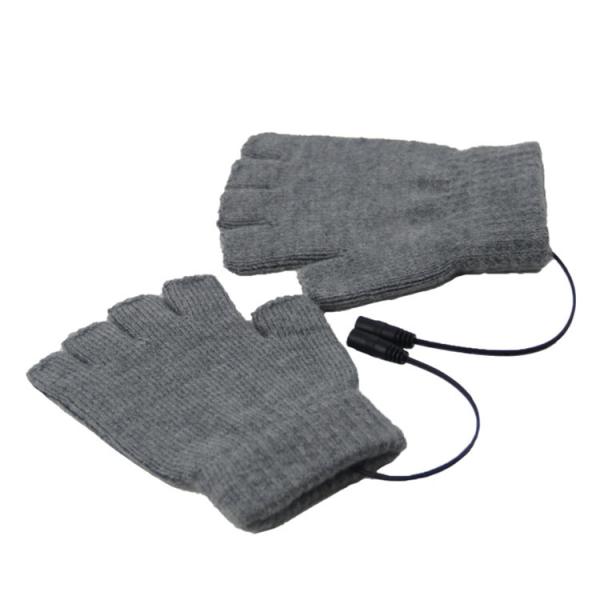 Half-Finger Design For Dexterity And Warmth In Electric Heated Gloves