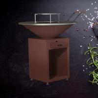 800mm/1000mm/1200mm Diâmetro Corten Grill de aço Grill de fogo ao ar livre