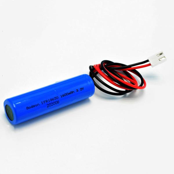 Batteries cylindrique LiFePO4 IFR18650 1600mAh 3.2V de lumière de sortie de