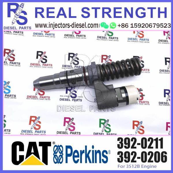 injetor 392-0211 para a injeção diesel 392-0211 do bocal do injetor da bomba do caminhão para o trilho comum da lagarta com solenoide