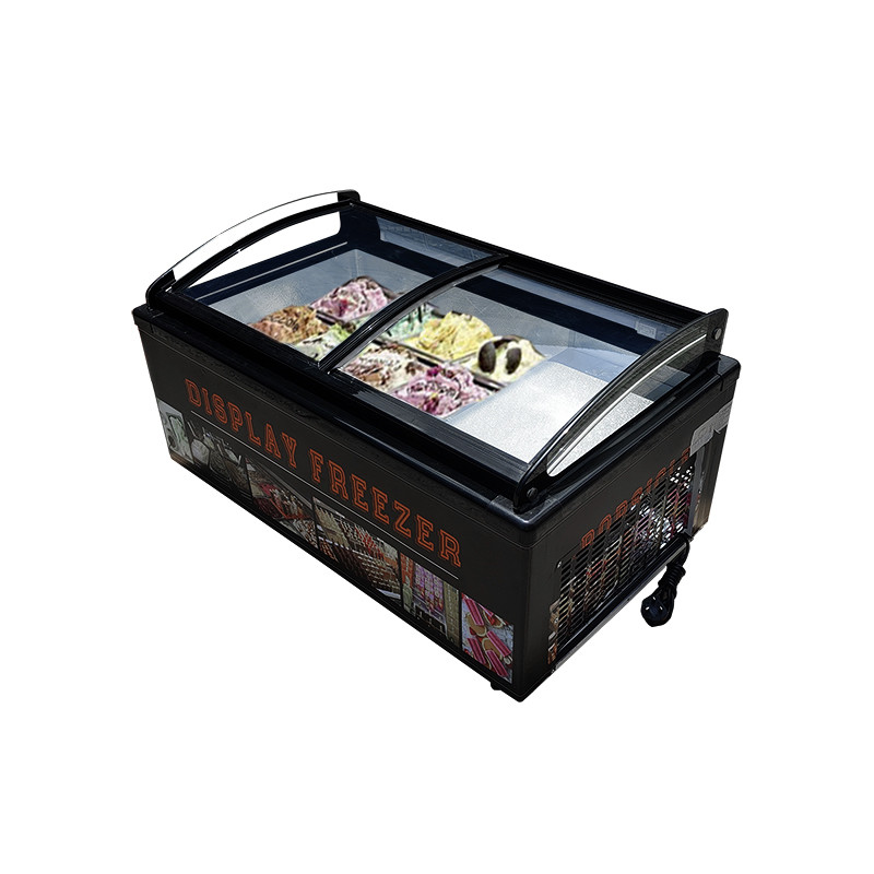 Customization Commercial Fridge Showcase Refrigerators Ice Cream Freezer Display Cupboard