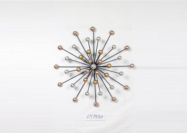 Home Bedroom Floral Handcrafted Metal Wall Art Decor
