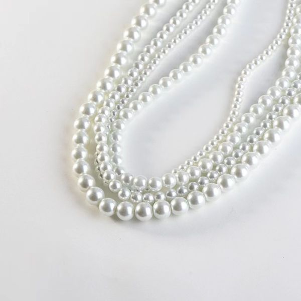 Factory Wholesale High Quality High Brightness Full Hole Glass Beads Loose Beads Necklace Bracelet Diy Accessories Making