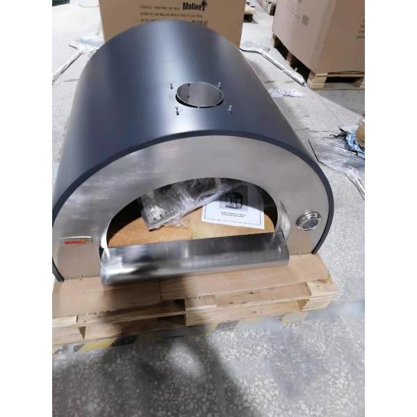 Peel Stainless Steel Pizza Oven Wood Fired 830mm Wood Fired Brick Oven