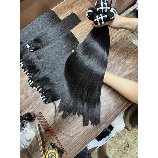 0.2kg Remy Hair Bone Straight And Curly Raw Peruvian Indian Hair Extensions Bundles