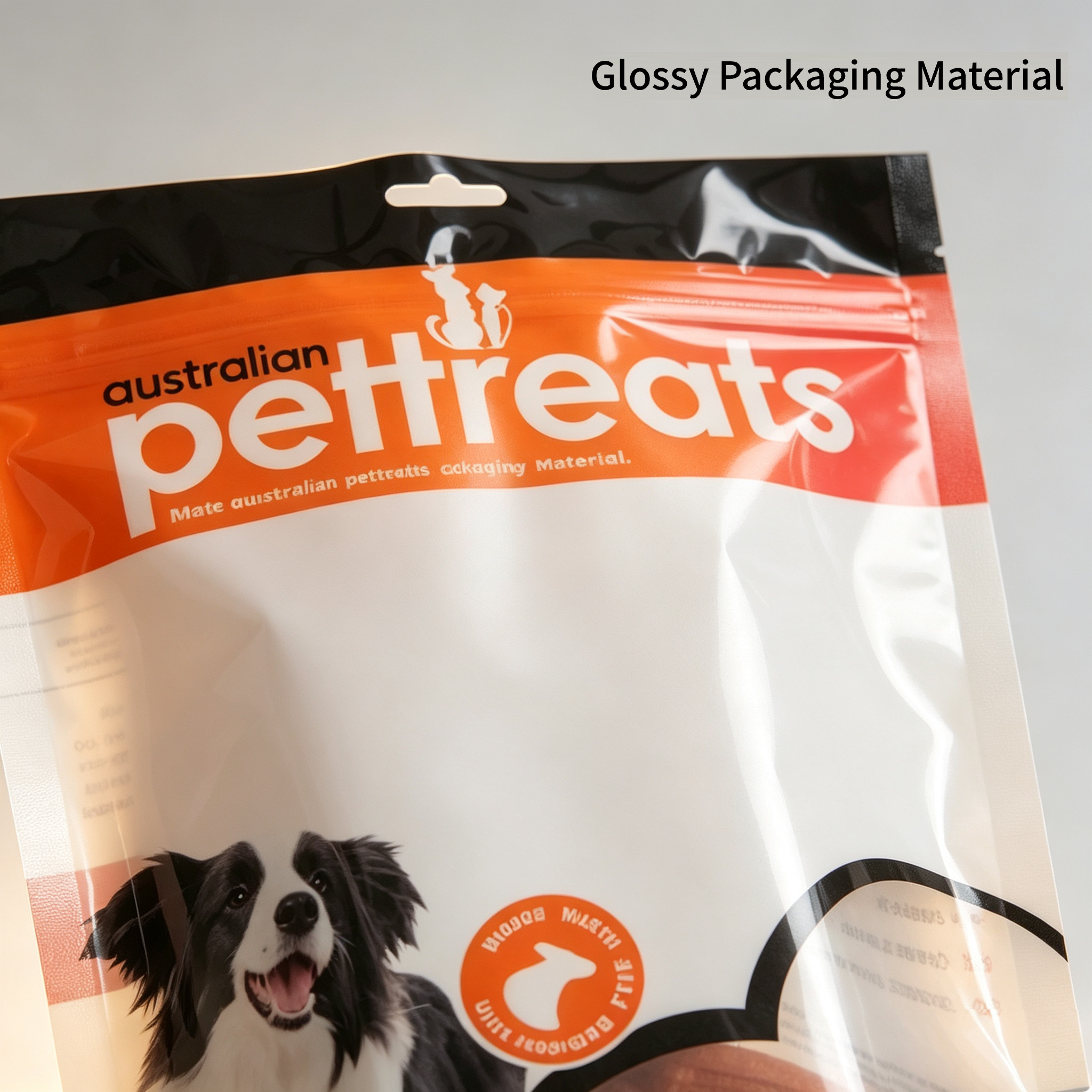 Stand-Up Doypack Pet Food Bags With Bottom Gusset | Custom Printed Self-Standing Zipper Pouches For Dog Cat Treats OEM 100g-2.5kg