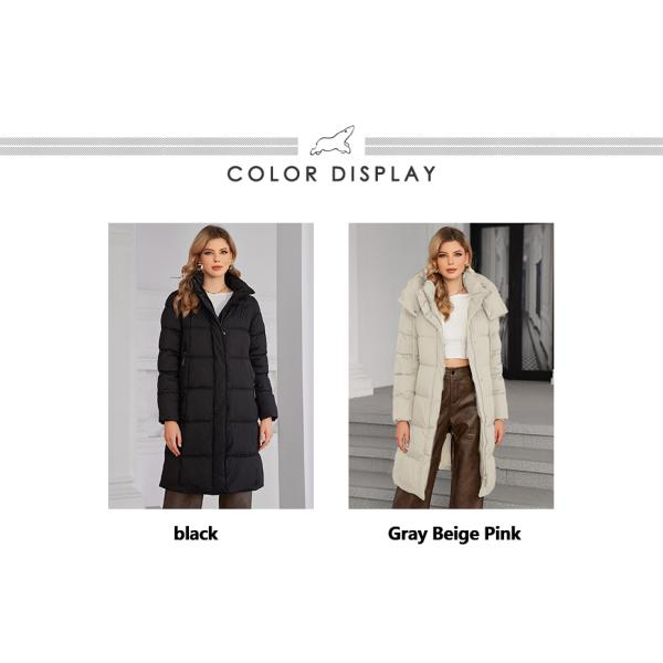 Мода встречает тепло Средняя длина Отменяемая капюшон Углубленный / хлопчатобумажная куртка