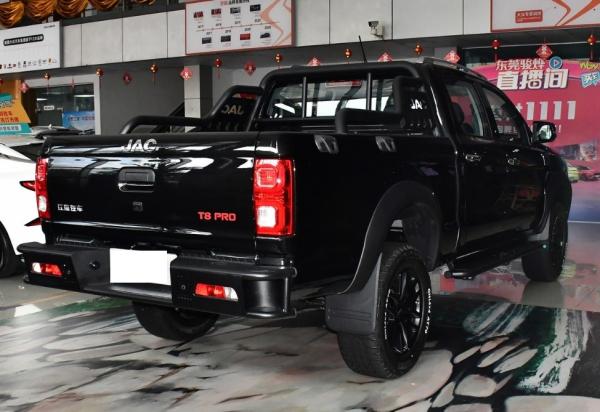 4wd JAC T8 Pro Gasoline Pickup Truck Lhd/Rhd Chinese LED Camera Electric Leather Turbo