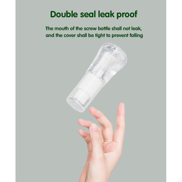 Прозрачная тяжелая бутылка 50% насоса лосьона стены 30мл ПКР ПЭТГ для масла сути сыворотки