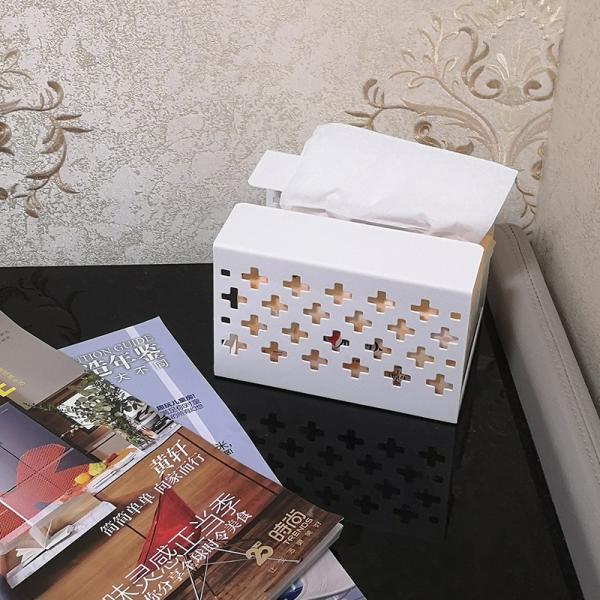 Modern Square Metal Paper Facial Tissue Box Cover Holder for Bathroom Vanity Countertops, Bedroom Dressers