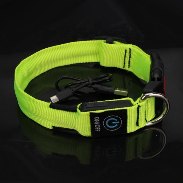 C903 Hot Sale New Pet Product High Quality Usb Battery Custom Ties Motion LED  Light Dog Collar for Pets