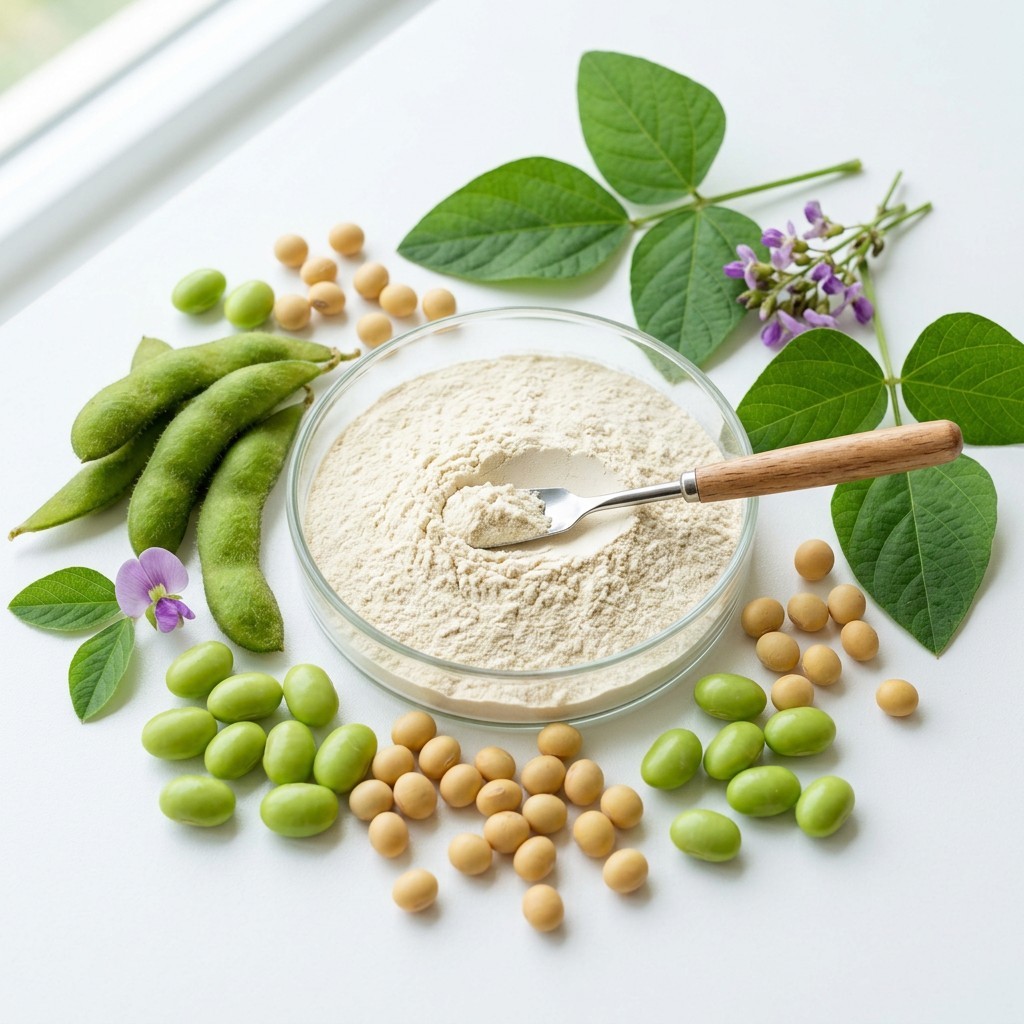 Standardized Genistein & Daidzein Glycine Max Soybean Seed Extract Premium