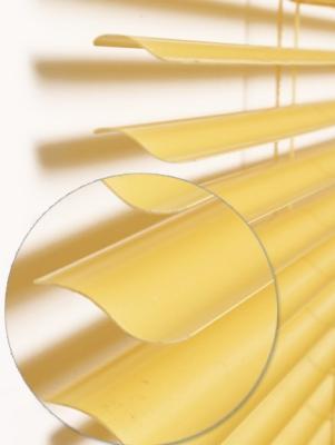 25mm s shape pvc venetian blinds for windows with steel headrail and bottomrail