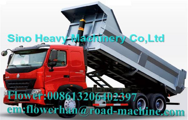 Sinotruck Howo A7 Heavy Dump Truck 6 X 4  Tipper Dumper 40 tons capacity dump truck Euro 2 Engine color green