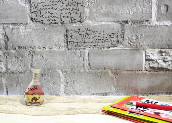 Fashionable Smooth Self Adhesive Brick Wallpaper Waterproof For Restaurant And Pub