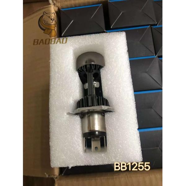 12V Metal White H4 LED Bulb With Fan Motorcycle Interior Light