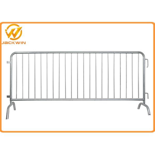 Heavy Duty Galvanized Steel pedestrian barricades with interlock system