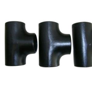 Black Painting Galvanized Carbon Steel Pipe Tee DN15-DN1200