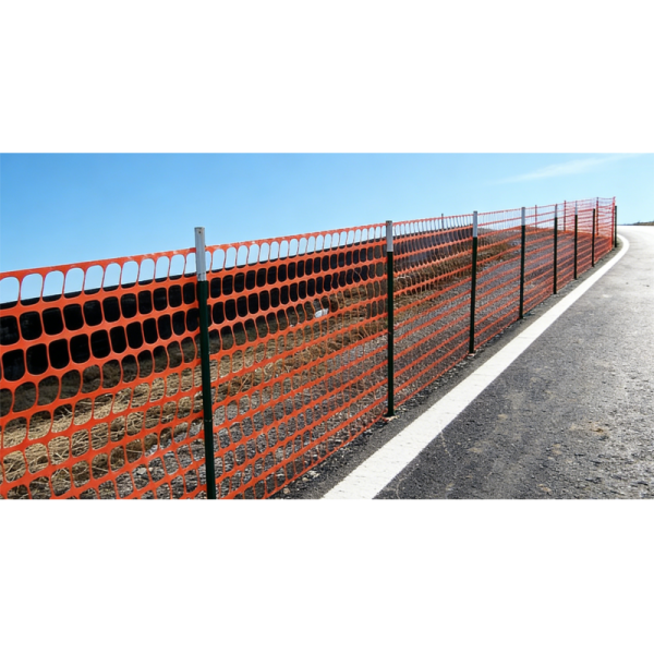 100% HDPE Orange Mesh Net Red High-visibility Road Barrier Safety Fence for Traffic Control and Road Construction Zones
