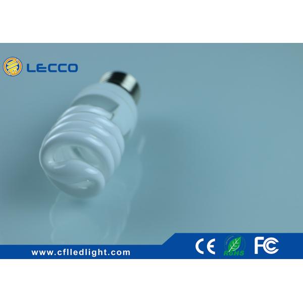 7mm T2 11W Full Spiral Compact Fluorescent E27 Base 6400K Daylight