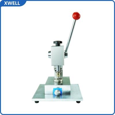 Disc Cutter Coin Cell Battery Lab Equipment 0.01-0.5mm Punch Thickness Manual