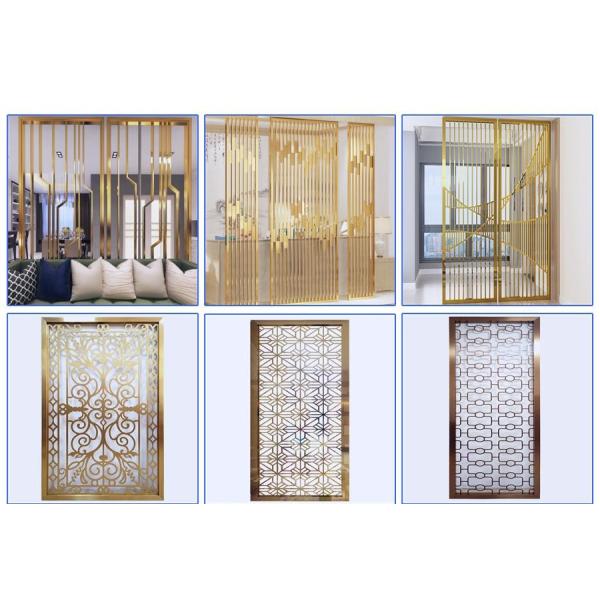 Stainless Steel Floor Screen Door Frame PVD Machine For Gold Rose Gold Color