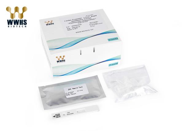 a detecção cardíaca POCT do cTnI provê o analisador seco do Immunoassay da fluorescência 740nm