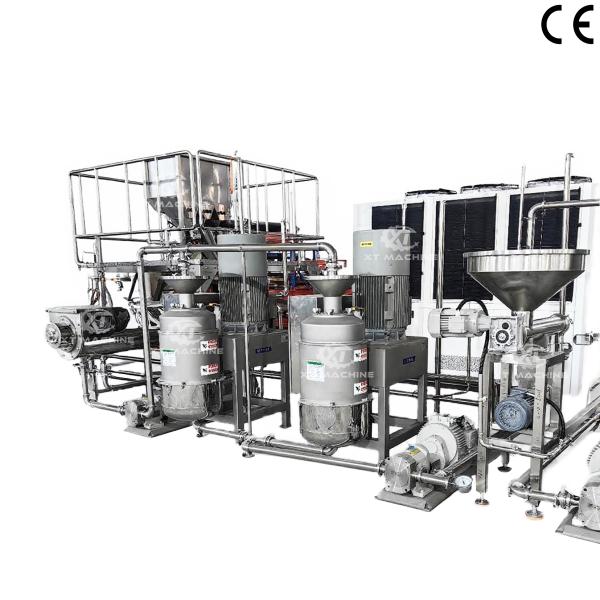 Fully Automatic 304 Stainless Steel Peanut Butter Making Machine Peanut Butter Production Line Peanut Butter Grinding Machine