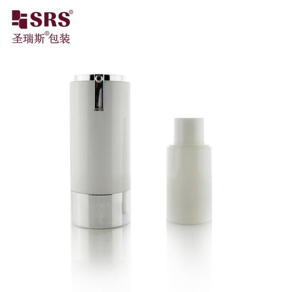 15ml 30ml 50ml AS+PP Refillable Airless Pump Bottle for Cosmetic Serum