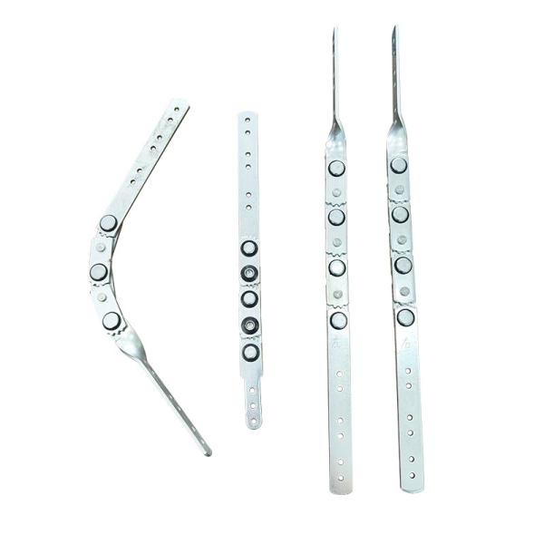 Adjustable Angle Sofa Headrest Hinge Multi-Gear Folding Hinge for Kitchen Bedroom School-Steel Metal Furniture Living Room