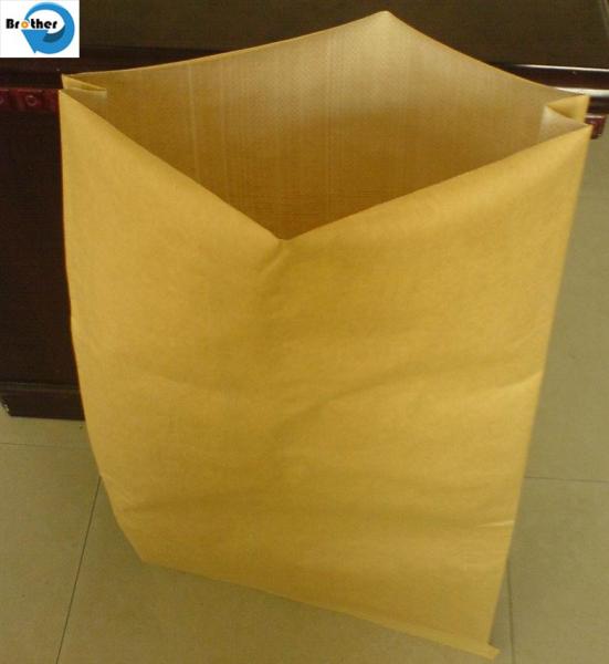 New Brand Plastic Type Corn Charcoal Packaging Bags Kraft Paper Laminated PP Woven Bag for Charcoal