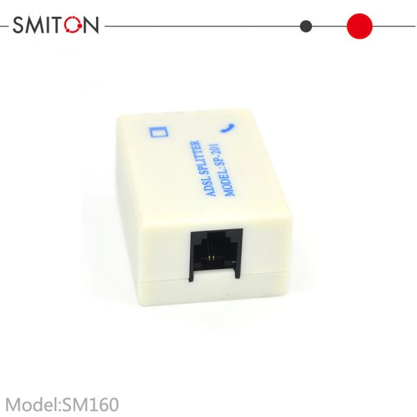 Telephone Splitter Adapter CE ROHS Certified for ADSL Connection using RJ11 6P2C Port