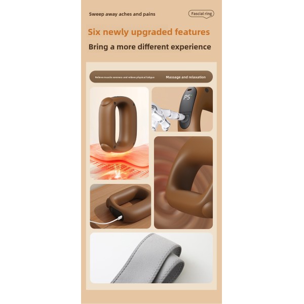 OEM Massage Device Fascia Ring Vibrating Massager for Full-Body Deep Tissue Muscle Soreness Relief & Relaxation Muscle Recovery