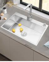 Aplicaciones de cocina de lavabo de mano de acero inoxidable 304