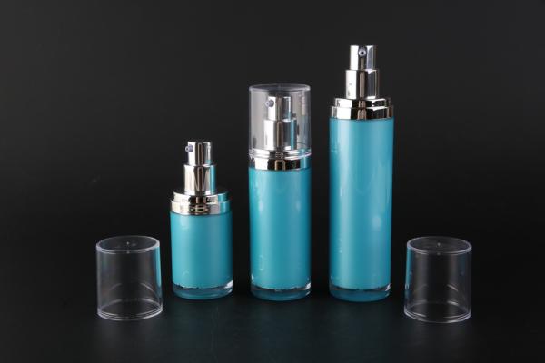 UKMS19 15ml-30ml-50ml UKPACK Double Layer 30ml PMMA Cosmetic Airless Pump Bottle For Essence Eye Cream