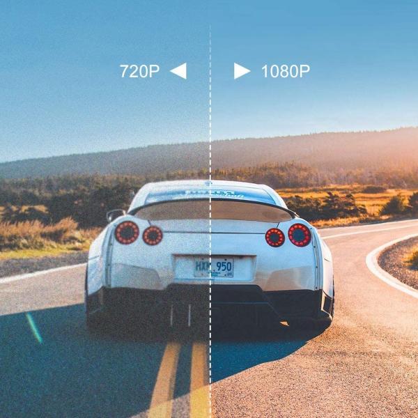 Камера автомобиля dvr монитора 170°FOV стоянки GPS Wi-Fi Dashcam 24H камеры кулачка черточки ночного видения кулачка 4K UHD Sony черточки V53 двойная