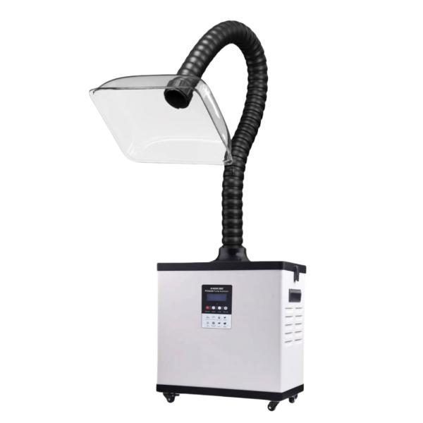 White Beauty Salon Fume Extractor 210W Smoke Absorber For Salon Hair Moxibustion Clinics