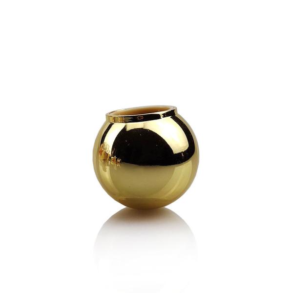 Round Zinc Alloy Perfume Bottle Cap With Good Sealing Non Spill