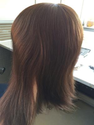 Densité 120% Perruques personnalisées pour femmes 14 pouces Demi-perruque Cheveux humains Brun