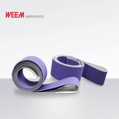 SEMI-FRIABLE ALUMINA OXIDE ABRASIVE ROLL / BELTS FOR STAINLESS STEEL PROCESSING