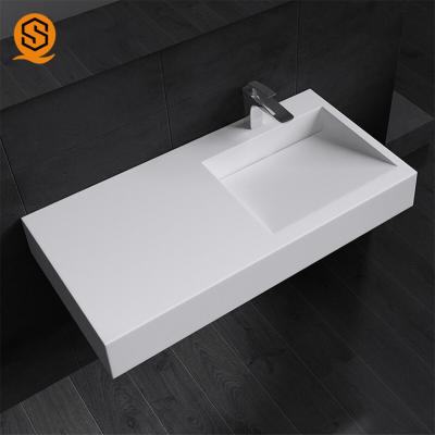 OEM ODM Solid Surface Wash Basin Wall Hung Lavabo Wash Basin