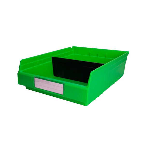 PP Bin Crate Durable Small Parts Storage Solution for Eco-Friendly Office and Workshop