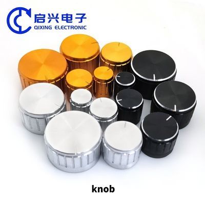 M3xOD12 Aluminum Metal Knurled Guitar Volume Knob Cheap Price ID10 Functional Potentiometer Switch Knob